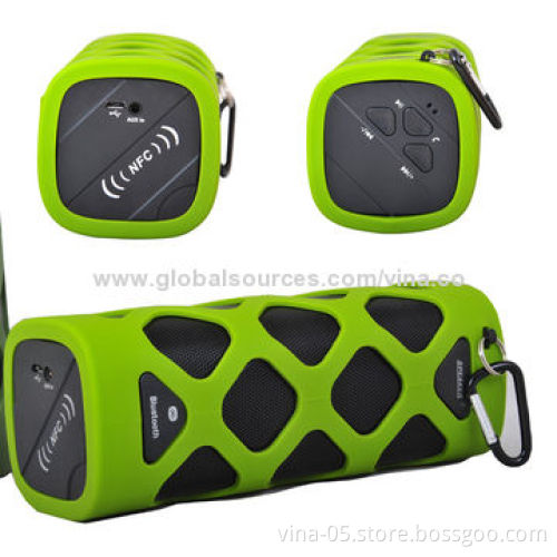 Blue Portable Speakers with NFC and Microphone Functions